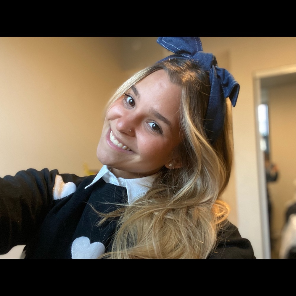 beautiful, navy blue, never used headband